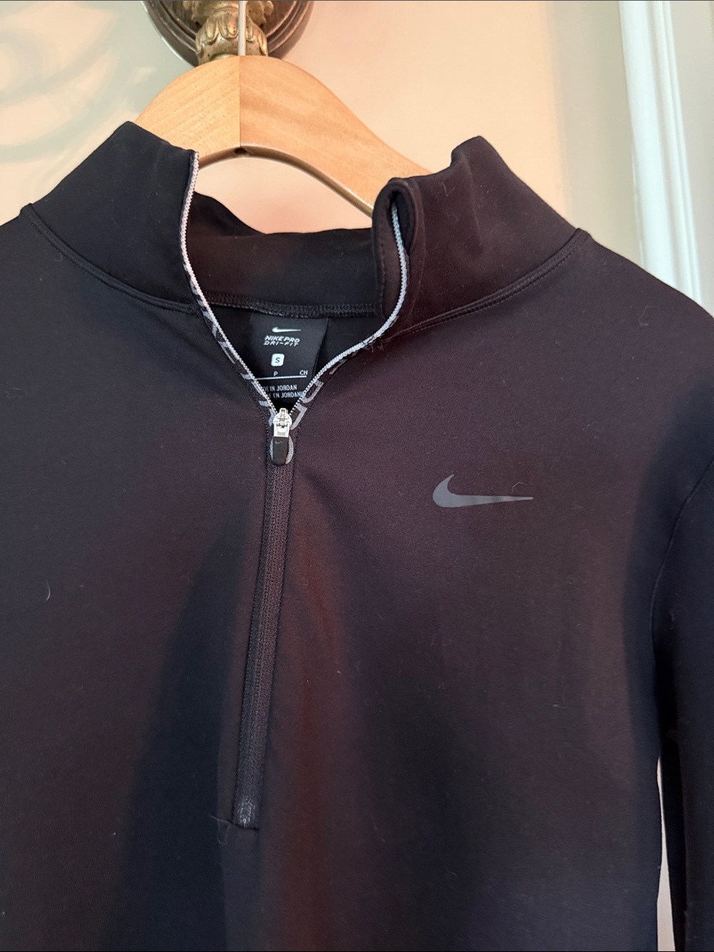 Nike Black Quarter-Zip Performance Pullover